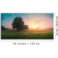 thumbnail image 2 of HFDF Foggy Forest Canvas Wall Art: Landscape Mountain Artwork Photographic Print Pictures for Bedrooms ,Multi-d) 10x8inch Framed, 2 of 6