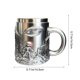 thumbnail image 3 of Taza de acero inoxidable con temática de ciencia ficción | Taza de café y cerveza con diseño mecánico futurista | Decoración de escritorio térmica para fanáticos de la ciencia ficción y regalos, 3 of 6