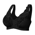 thumbnail image 3 of MIONGO Plus Size Front Buckle Sports Bra Underwire Lace Bra for Comfort and Support Stylish Design for Active Women, 3 of 3