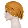 thumbnail image 3 of iHPH7 Turban Head Wraps for Women Scarf for Women Head Wrap African Head Wraps Head Scarf for Women Head Coverings for Women, Yellow One Size, 3 of 4