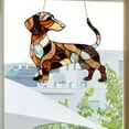 thumbnail image 4 of Colorful Acrylic Window Decoration Memorial Dog Hanging Ornament For Remembering Stained Glass Style Décor For Indoor And Outdoor, 4 of 8