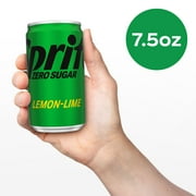 Sprite Zero Sugar Lemon-Lime Caffeine Free Soda Pop Mini Cans, 7.5 fl oz, 6 Pack