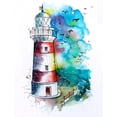 thumbnail image 1 of Cuadros Decorativos Punto de cruz parcial 11CT Faro estampado bordado DIY Kits de costura Sywqhk Nuevos Originales, 1 of 9