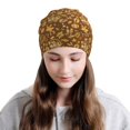 thumbnail image 2 of Naloa Vintage fall harvest basket Soft Beanie Hat, Knit Beanie Daily Beanie in Fine Knit for Women Men Winter Travel, Outdoor, 2 of 7