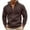 Coffee#575, variant on LIIPEE Men Hoodies Solid Color Long Sleeve Hooded Zip Up Tops Man Versatile Casual Daily Party Photoshoot Sweatshirts,Army Green,L