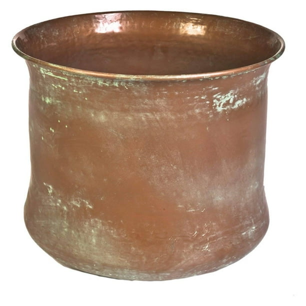 Cobraco Copper Finish Cylinder Hose, Copper Garden Hose Pot