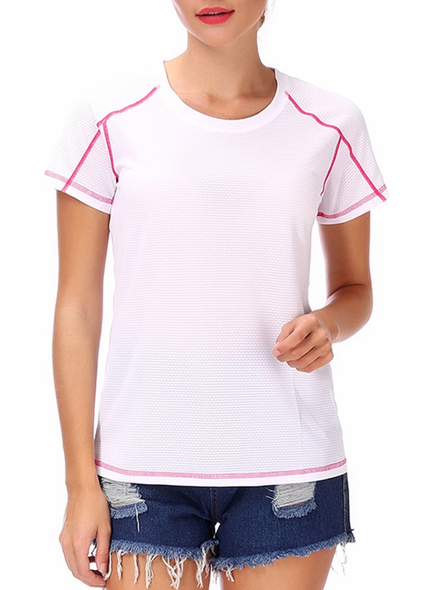 women's workout tunic tops