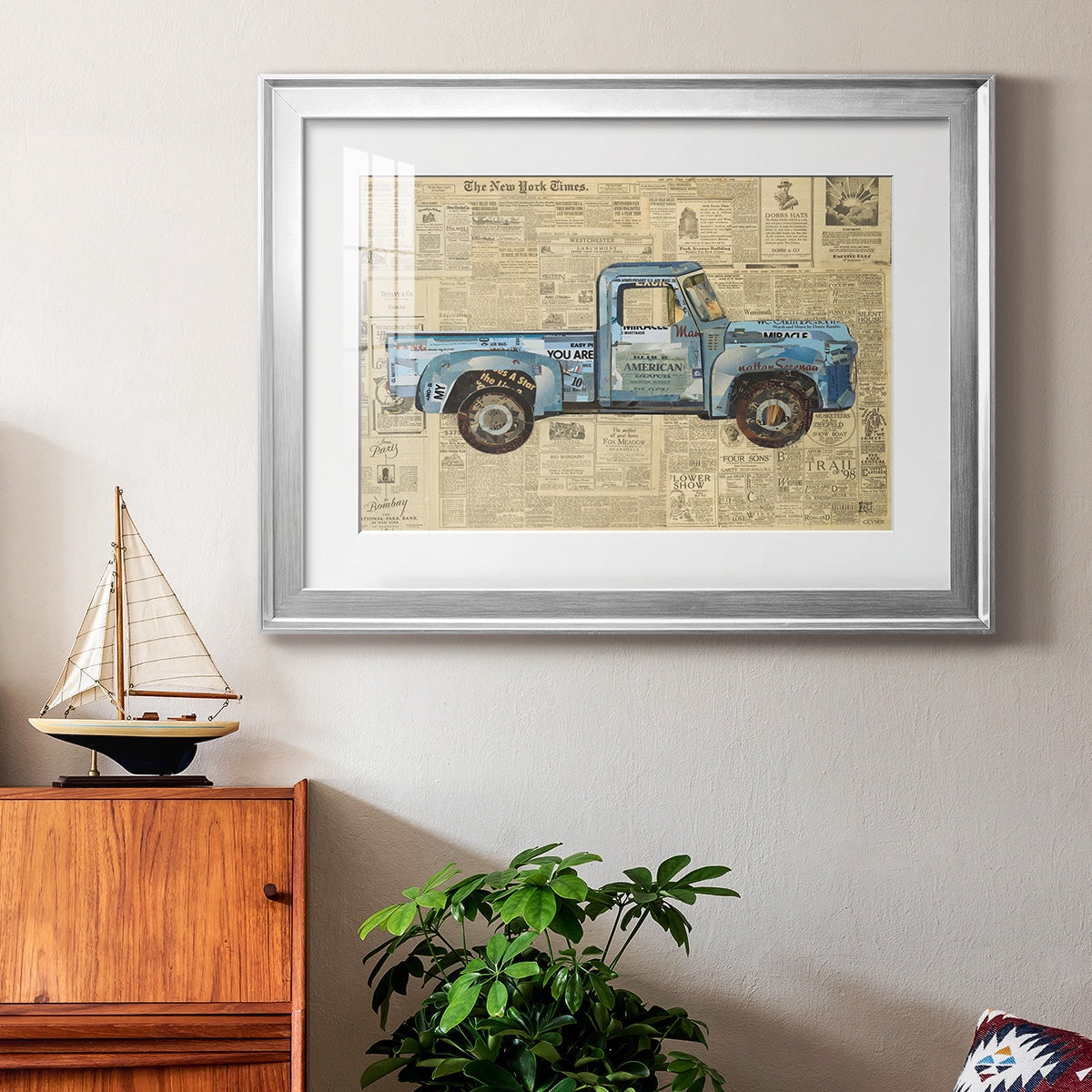 Georgeâ€™s â€™53 Ford Premium Framed Print - Ready to Hang