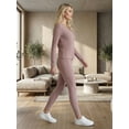 thumbnail image 4 of Conjunto Mujer 2 Piezas Blusa Manga Larga Y Pants Ajuste Cómodo Casual, 4 of 5