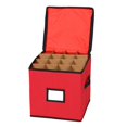 thumbnail image 1 of Hyasfey Christmas Ball Storage Box Organizer with Handles Zipper Closure Large Capacity Waterproof Tear-Proof Xmas Ornament Storage Box, 1 of 8