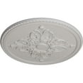 thumbnail image 3 of 40 5/8"OD x 1 3/4"P Milton Ceiling Medallion (Fits Canopies up to 7 7/8"), Hand-Painted Ultra Pure White, 3 of 6