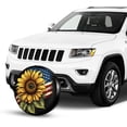 thumbnail image 4 of Spare Tire Cover American Flag Spare Tire Covers Weatherproof & Dustproof Wheel Protectors Universal Fit for Rv Trailer SUV Truck Camper Travel, 4 of 10
