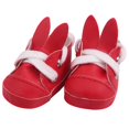 thumbnail image 2 of Zapatos casuales de conejo para vestir a la muñeca Zulema American rojo, 2 of 6