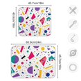 thumbnail image 4 of Yayeee Dish Drying Mat for Kitchen Counter 18"x24" Microfiber Absorbent Pad, Retro Round, 4 of 7