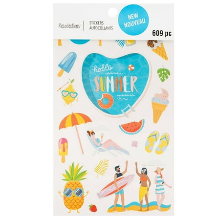 UPC: 0195158504279 | Hello Summer Stickers by Recollections™
