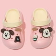 thumbnail image 2 of shoper Toddler Clogs Slip on Shoes Cartoon Quick Dry Easy on and Off Garden Clogs Toddler Beach Shoes Red 28, 2 of 4