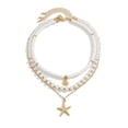 thumbnail image 5 of NICKSUN Shell Necklaces for Women Layered Gold Boho Beaded Seashell Choker Adjustable Pearl Starfish Necklace Beach Jewelry Hawaiian Summer Accessories for Women, 5 of 9