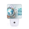 thumbnail image 1 of Balery Let's go Travel Around the World Luz Nocturna LED con Sensor Automático, Enchufe con Sensor Crepuscular, Luz Suave de 0.5W para Dormitorio, Pasillo, Baño-US, 1 of 7