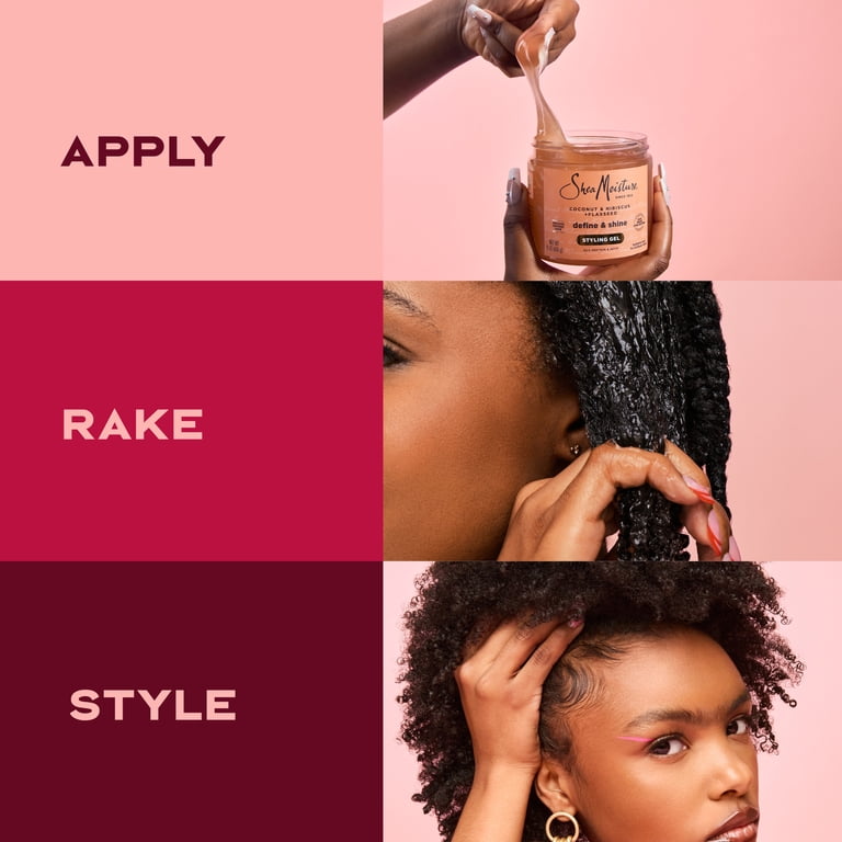 SheaMoisture, Styling Gel, 15 oz, Coconut & Hibiscus Define