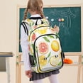 thumbnail image 7 of FORMRS Unisex School Backpack 17" Student Travel Bag with Laptop Compartment, Candy Lemon, 7 of 7