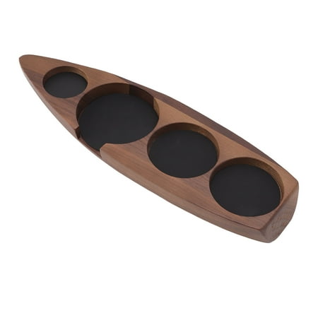 

Coffee Tamper Base Polished Coffee Tamper Holder Slippy Touch Anti Scratch For Cafe Beech Small For 51mm/2.0in 53mm/2.1in Beech Large For 58mm/2.3in Walnut Small For 51mm/2.0in