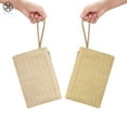 thumbnail image 4 of Luxtrada Straw Clutch Bag Straw Zipper Wallet Bohemian Summer Beach Straw Wristlet Handbag for Women Girl, 4 of 8