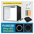 thumbnail image 2 of 2LED Lightbox Light Box Mini Photo Studio Box 1100LM Photography Box Light Studio Shooting Tent Box Kit &6 Color Backdrops ,Easy to Use, 2 of 5
