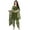 Olive Green,,65, variant on AD Exports Indian Style Crepe Salwar Suit With Designer Dupatta For Women