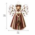 thumbnail image 6 of Christmas Fabric Angel Hanging DIY Craft Kit, Handmade Ornament Project for Holiday Wall and Tree Decor, Design A, 6.30 in, 6 of 6