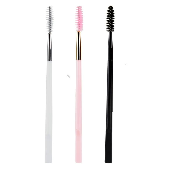 3PCS Eyebrow Gel Brush, Spatula & Spoolie Brush for Eyebrows and Mascara