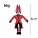 thumbnail image 1 of TV Hazbin Hotel (2024) Peluche de cosplay del pato Alastor rojo de terror, 1 of 5