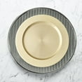 thumbnail image 4 of AUBREY GRAY ANTIQUED ELECTROPLATED CHARGER SET/4 13"D, 4 of 6