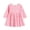 Pink, variant on KYAIGUO Baby Girls Spring Casual Dresses Toddler Longsleeve Floral Cotton Dress Newborn Print Sundress Princess Onesies Dress for 6M-6Y