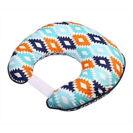 Bacati Liam Aztec Aqua Orange Navy Nursing Pillow Cover Fits