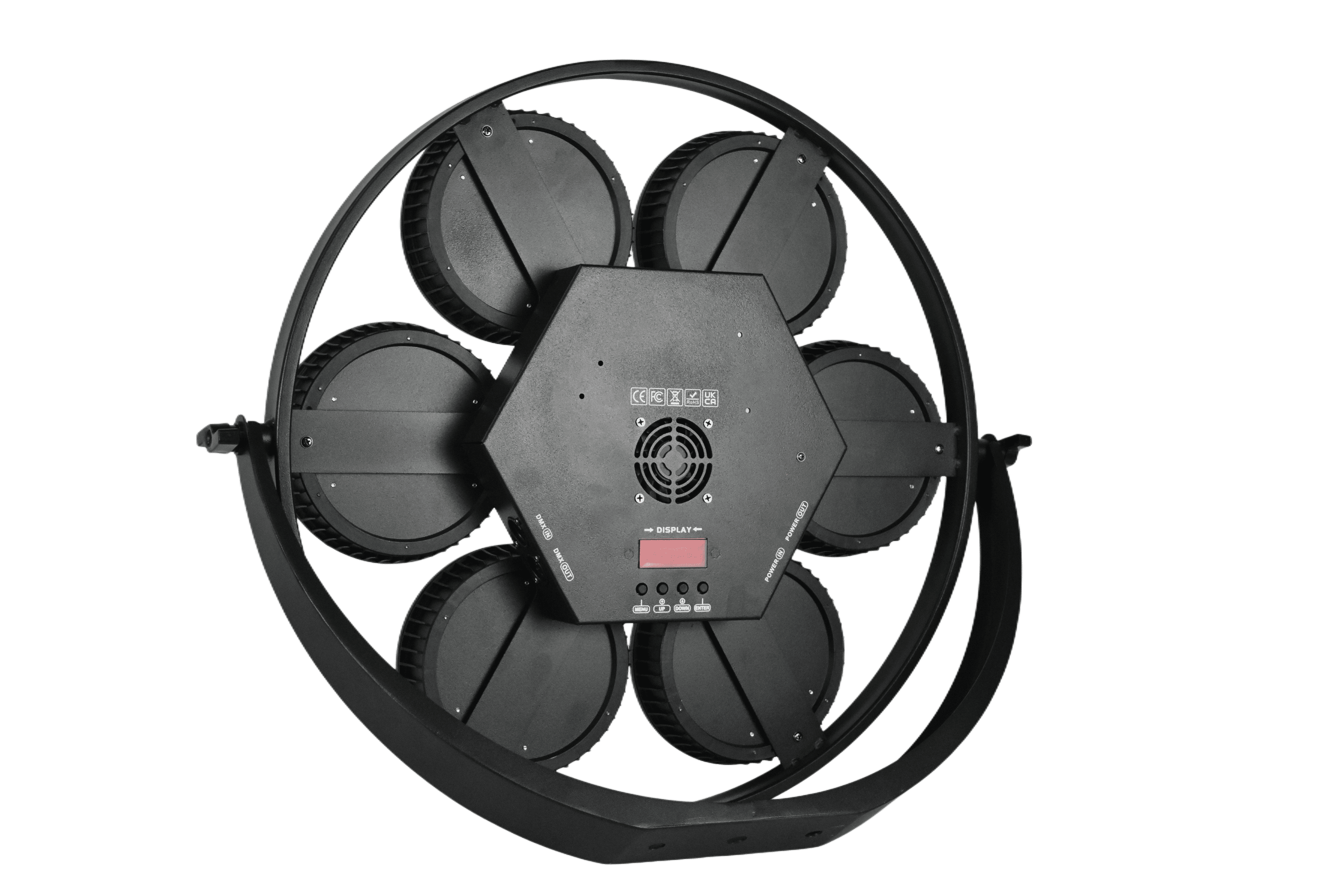 Professional Stage Light, 280w (7x40w) COB LED Lights with RGB Effects, 280W DMX512 Control, Black