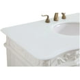 thumbnail image 6 of Elegant Lighting VF38842AW-VW Oakland 42" Free Standing Single Basin Vanity Set - Off, 6 of 7