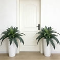 thumbnail image 3 of Klonfd Fern 24 Inch False Fern A Large False For Home Garden Front Porch And Hanging Realistic Green In Indoor Spaces, 3 of 5
