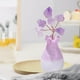 thumbnail image 4 of Natural Amethyst Flower Crystal Tree Decoration Crystal Tree Decoration, 4 of 6