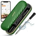 thumbnail image 1 of Wireless Meat Thermometer INT-11X-B, Bluetooth Meat Thermometer for Grilling and Smoking, App Remote Control, IP67 Waterproof, 25 Hours of Continuous Cooking, Stylish Gift for Men Women,Green, 1 of 8