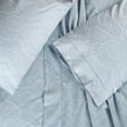 thumbnail image 3 of Decorative Italian Paisley Cotton-Rich Sheet Set - Full, Blue, 3 of 7