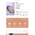 thumbnail image 3 of Creative handmade pillow, fashionable office pillow,Water blue, 3 of 10
