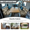 thumbnail image 7 of Pzuqiu Rv Dinette Cushion Covers Camper Dinette Booth Seat Covers Stretch Cushion Slipcovers for RV Camper Car Bench Seats, Camo Pattern, 7 of 7