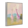 thumbnail image 2 of Stupell Industries Contemporary Pink Giraffes on Savanna Gray Framed Giclee Art, 24 x 30, by The Prints Vibe, 2 of 8