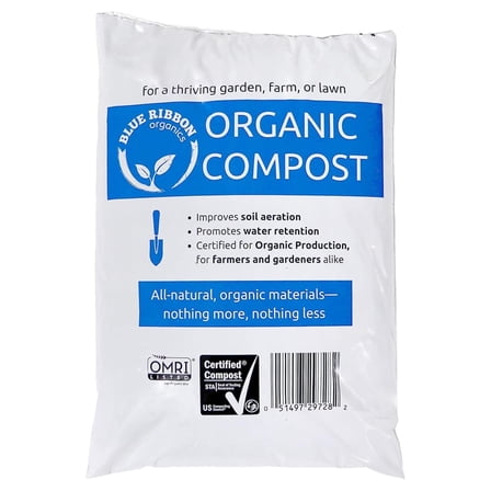 Ribbon Organics OMRI Certified Organic Compost Size: 7.9 Gallons, 32-35 Pound Bag