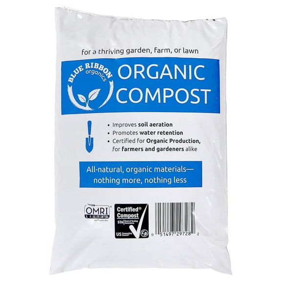 Ribbon Organics OMRI Certified Organic Compost Size: 7.9 Gallons, 32-35 Pound Bag