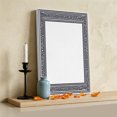 thumbnail image 3 of Ships Next Day Canvas Wall Art 12"x16",White Greek Key Wood Framed Canvas Print Painting,Geometric Greece Ancient Farmhouse Geo Ready to Hang Small Picture Wall Decor for Bathroom Hallway Dining Room, 3 of 9
