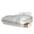 thumbnail image 4 of Nexera 3-Piece Bedroom Set With Bed Frame, White, Queen, 4 of 7