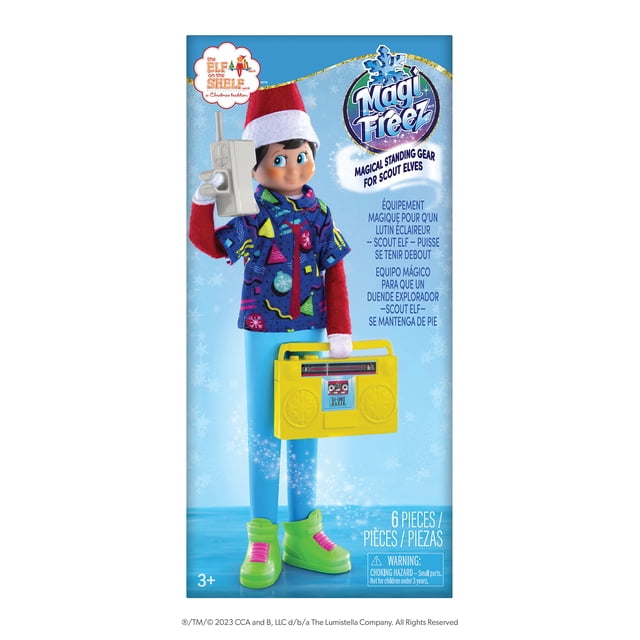 Set de accesorios The Elf on the Shelf MagiFreez Retro Rad 80's