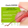 thumbnail image 2 of Isabella's Clearly COPPER, Ayurvedic Tongue Scraper and Cleaner | 100% Pure Heavy Duty Copper, Built to Last, BPA Free | Natural Bad Breath Remedy, 2 of 5