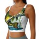 thumbnail image 2 of Fotbe Big bass fish Sujetador Deportivo Largo sin Aros para Mujer con Almohadillas y Soporte Medio, Transpirable y Absorbente, Camiseta Tipo Chaleco o Tank Top-XX-Large, 2 of 8
